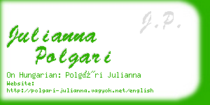 julianna polgari business card